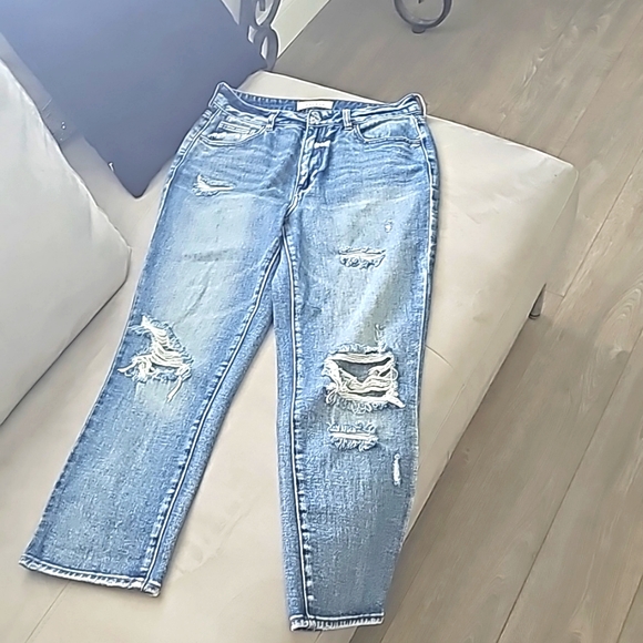 PacSun Denim - PACSUN Mom Jeans Distressed size 27
